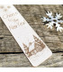 Wooden Christmas Bookmarks – Set of 3 Laser Engraved Winter Bookmarks