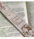 Spring Wooden Bookmark – “Spring Awakens the Heart”