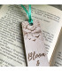 Bloom & Grow Wooden Inspirational Spring Bookmark
