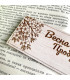 Unique wooden bookmark "Весна Пробужує Серця"