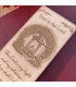 Christian Wooden Bookmark • Psalm 27:1 Bible Verse