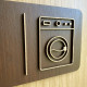 Табличка для пральні з дерева | Laundry Room Sign