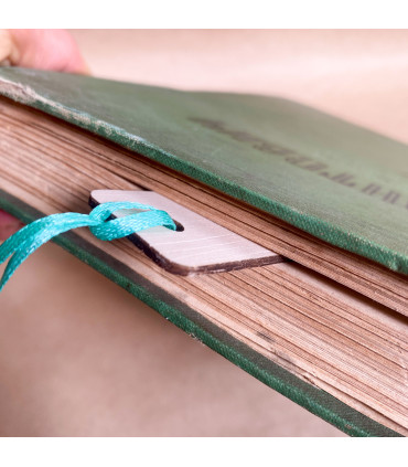 “Melody of Inspiration” Wooden Music Bookmark – Treble Clef & Notes