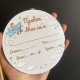 Дитяча метрика для хлопчика з літачком