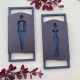 Комплект дизайнерських табличкок Man + Woman для туалету