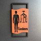 Таблички Man + Woman «Lockers»  70×150 мм