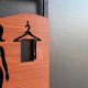 Таблички Man + Woman «Lockers»  70×150 мм