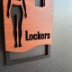 Таблички Man + Woman «Lockers»  70×150 мм