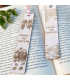 Wooden Bookmark “Autumn Reads” – Laser Engraved Fall Design with Pumpkin and Grapes