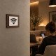 Табличка Wi-Fi з фанери та акрилу