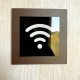 Табличка Wi-Fi з фанери та акрилу