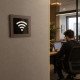 Табличка Wi-Fi з фанери та акрилу