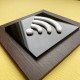 Табличка Wi-Fi з фанери та акрилу