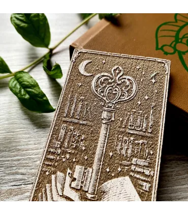 Vintage Engraved Bookmark for Dark Academia Readers