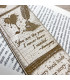 You Are the Poem Bookmark - Hemingway Quote Wooden Bookmark