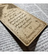 Wooden Christian Bible Verse Bookmark - Jeremiah 29:11