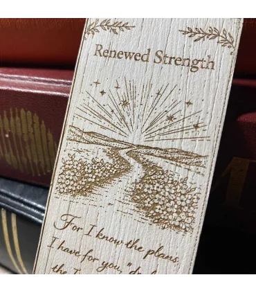 Bible Verse Engraved Bookmark - Jeremiah 29:11