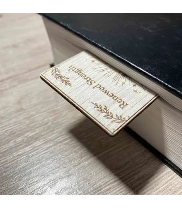 Bible Verse Engraved Bookmark - Jeremiah 29:11