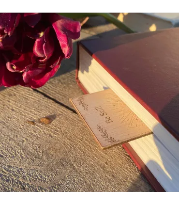 Christian Wooden Bookmark • Isaiah 41:10 Bible Verse