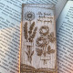 Wooden Floral Bookmark for Book Lovers  - Reader Gift Idea