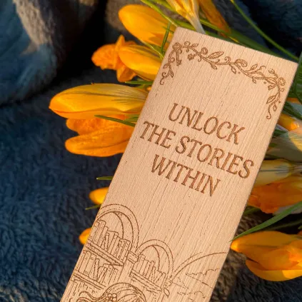 Engraved Fantasy Bookmark - Literary Gift for Readers