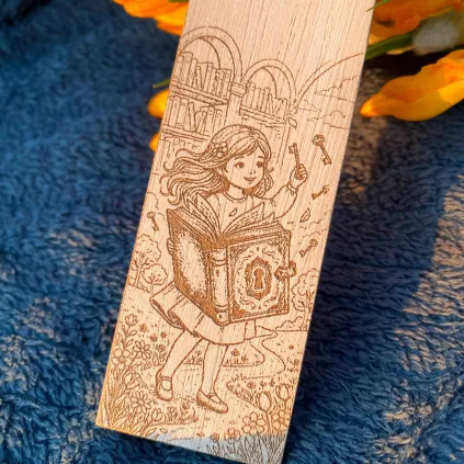 Engraved Fantasy Bookmark - Literary Gift for Readers