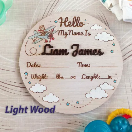 Personalized Baby Name Sign, Baby Shower Gift Boy