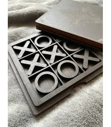 Handmade Wooden Tic-Tac-Toe