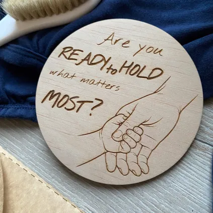 Pregnancy Announcement Plaque for Husband, New Dad Keepsake