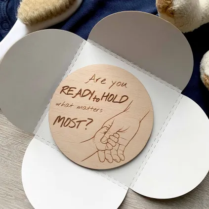 Pregnancy Announcement Plaque for Husband, New Dad Keepsake