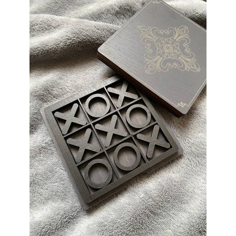 Handmade Wooden Tic-Tac-Toe
