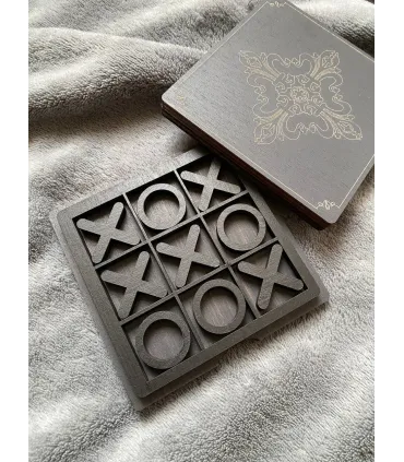 Handmade Wooden Tic-Tac-Toe