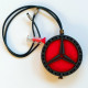 Wooden car air freshener with Mercedes-Benz logo 50mm
