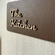 The Kitchen Sign | Wooden Kitchen Plaque
