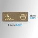 The Kitchen Sign | Wooden Kitchen Plaque