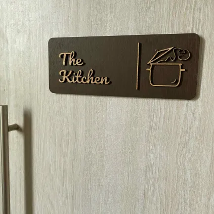 The Kitchen Sign | Wooden Kitchen Plaque