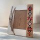 Ukrainian Photo Frame 5x7 with Felt Embroidery Ornament