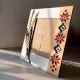 Ukrainian Photo Frame 5x7 with Felt Embroidery Ornament