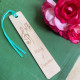 “Melody of Inspiration” Wooden Music Bookmark – Treble Clef & Notes