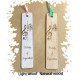 “Melody of Inspiration” Wooden Music Bookmark – Treble Clef & Notes