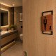 Modern Wooden Restroom Sign Set 70x150mm