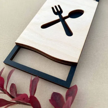 Modern Wooden Dining Room Sign