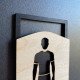 Locker Room Door Signs – Wooden Gym & Fitness Signs 70x150mm