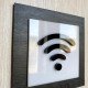 Modern WiFi Sign for Cafes, Hotels and Offices