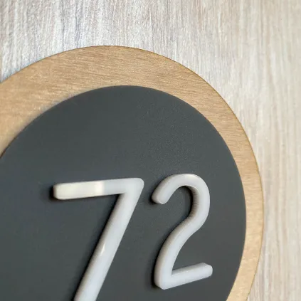 Personalized Door Number Sign