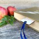 Wooden Bookmark “Autumn Reads” – Laser Engraved Fall Design with Pumpkin and Grapes
