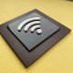 Modern WiFi Sign for Cafes, Hotels and Offices
