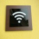 Modern WiFi Sign for Cafes, Hotels and Offices